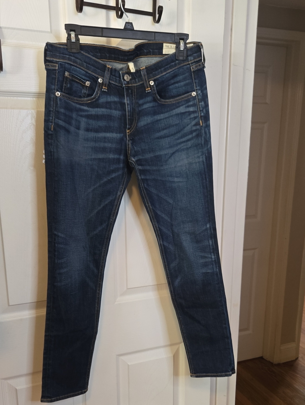 rag & bone Skinny Jeans - Dark Blue Wash